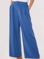 blue palazzo pants