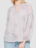 blouse mauve-gris